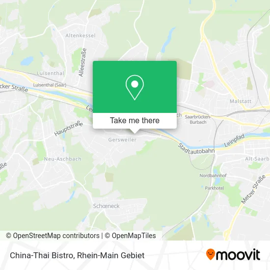 Карта China-Thai Bistro