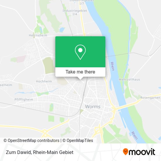 Карта Zum Dawid