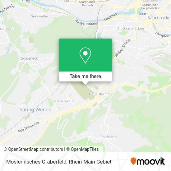Карта Moslemisches Gräberfeld