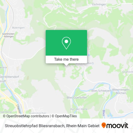 Карта Streuobstlehrpfad Bliesransbach