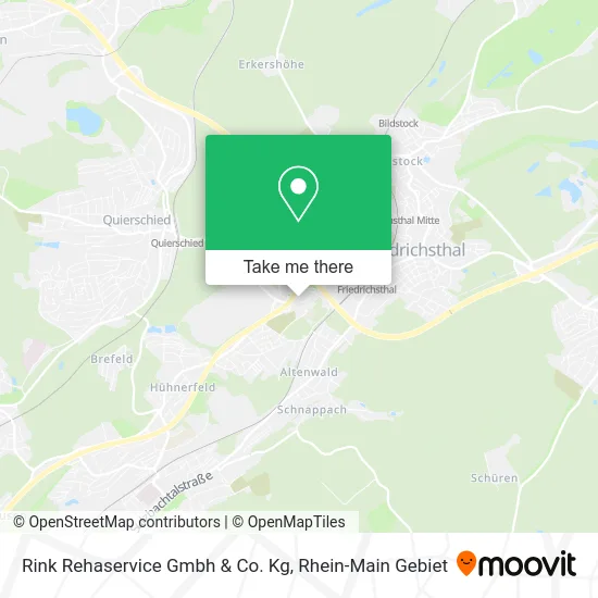 Карта Rink Rehaservice Gmbh & Co. Kg