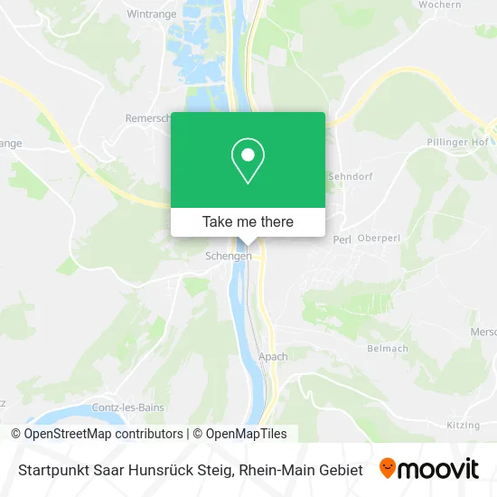 Карта Startpunkt Saar Hunsrück Steig