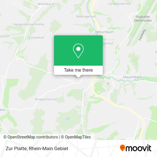 Карта Zur Platte