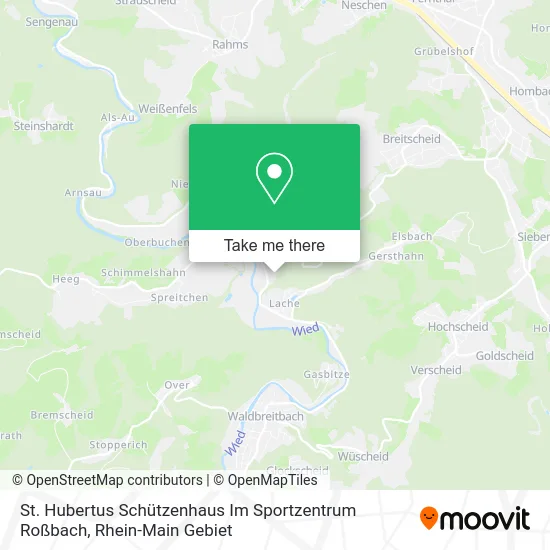 Карта St. Hubertus Schützenhaus Im Sportzentrum Roßbach