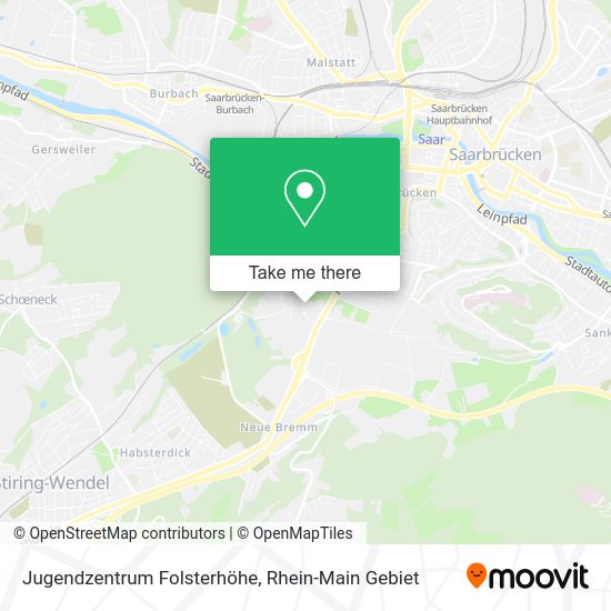 Карта Jugendzentrum Folsterhöhe