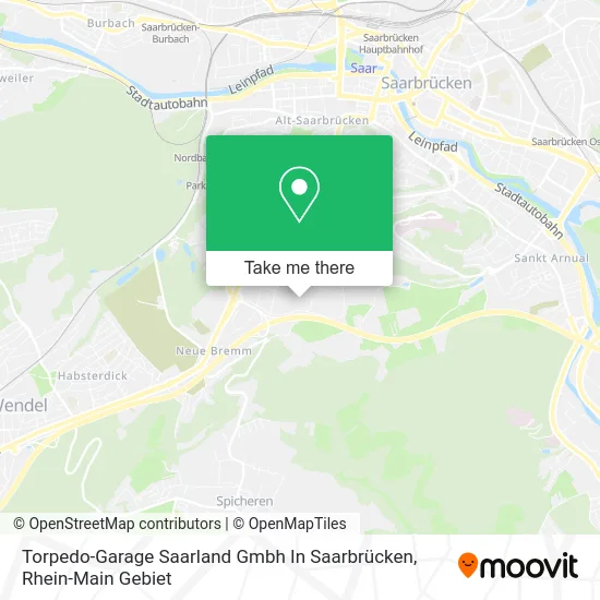 Карта Torpedo-Garage Saarland Gmbh In Saarbrücken