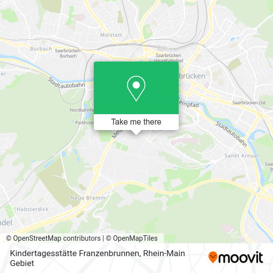 Карта Kindertagesstätte Franzenbrunnen