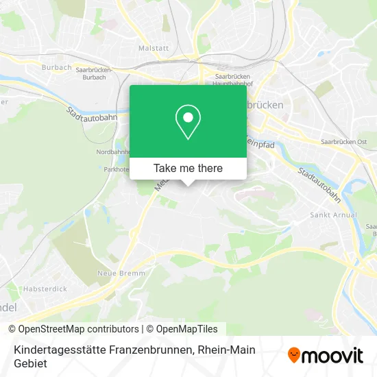 Карта Kindertagesstätte Franzenbrunnen