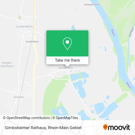 Gimbsheimer Rathaus map