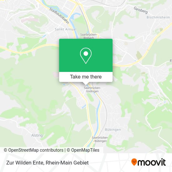 Карта Zur Wilden Ente