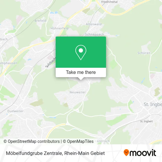 Карта Möbelfundgrube Zentrale