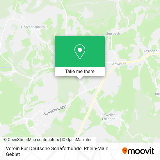 Карта Verein Für Deutsche Schäferhunde