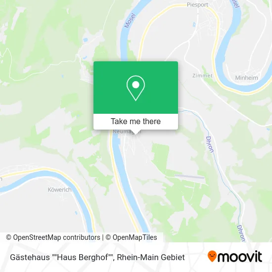 Карта Gästehaus ""Haus Berghof""