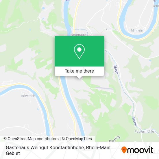Карта Gästehaus Weingut Konstantinhöhe