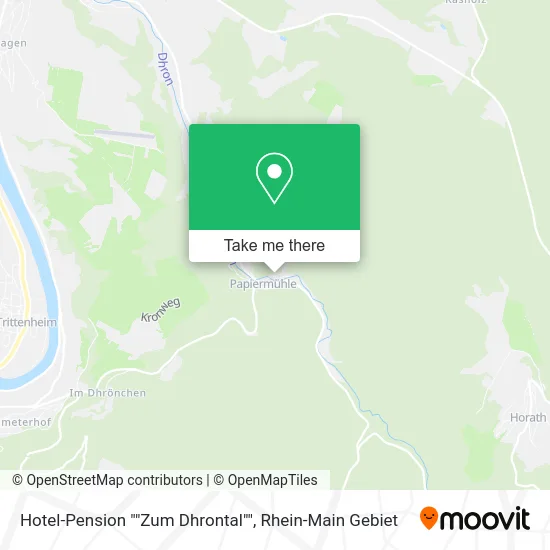 Карта Hotel-Pension ""Zum Dhrontal""