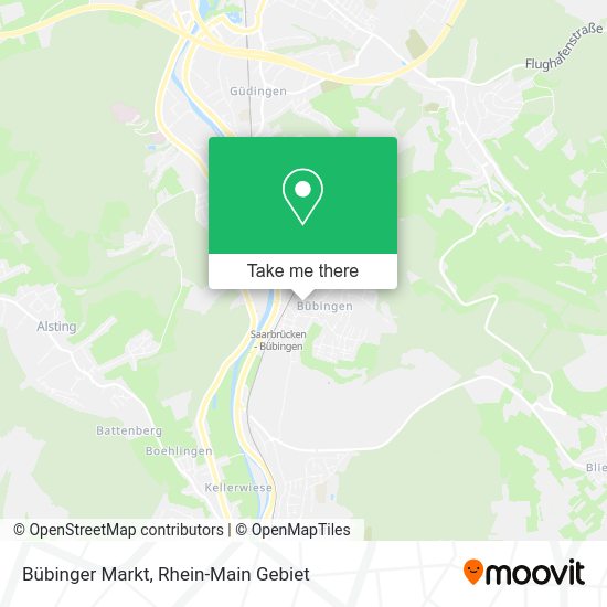 Карта Bübinger Markt