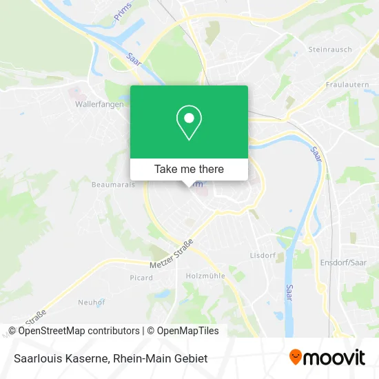 Карта Saarlouis Kaserne