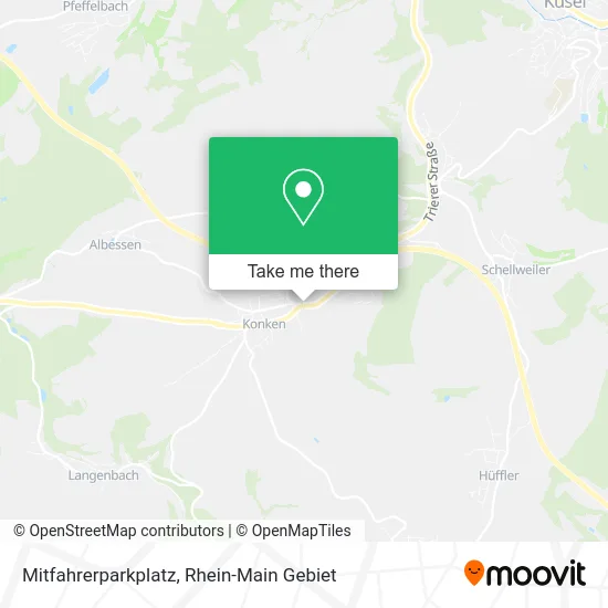 Карта Mitfahrerparkplatz