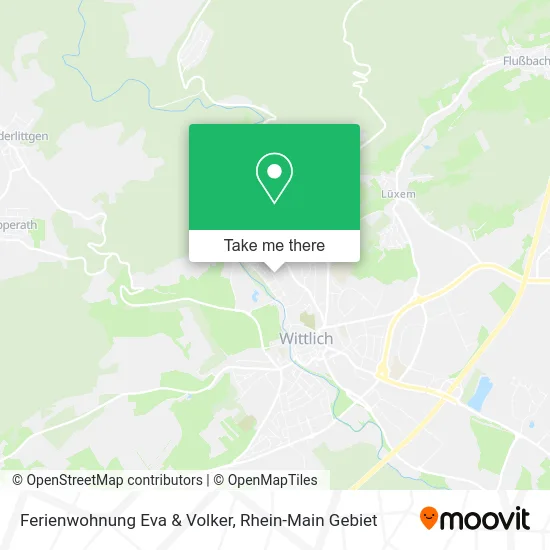 Карта Ferienwohnung Eva & Volker