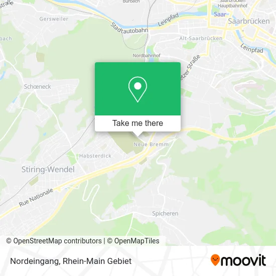 Карта Nordeingang