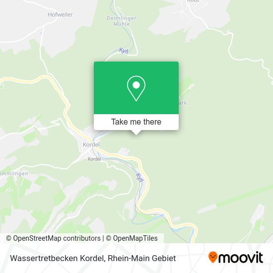 Карта Wassertretbecken Kordel