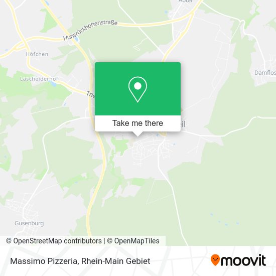 Карта Massimo Pizzeria
