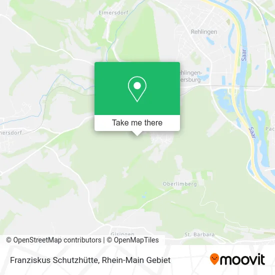 Карта Franziskus Schutzhütte