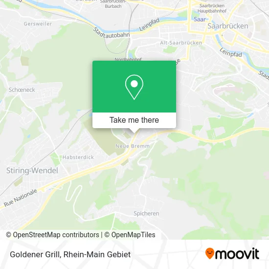 Карта Goldener Grill