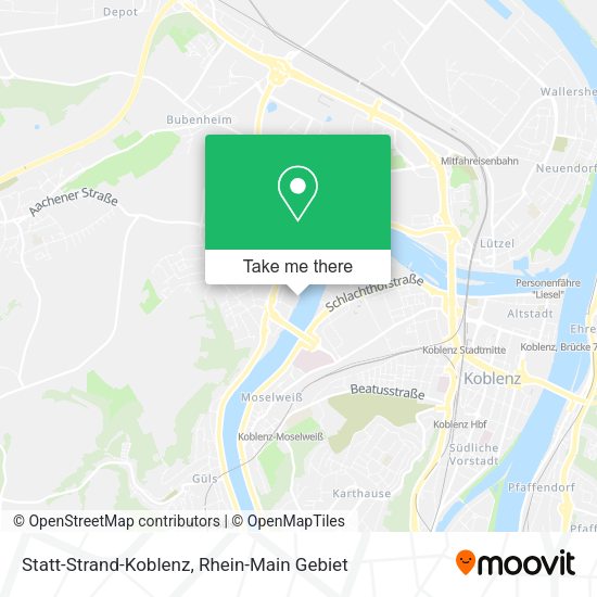 Карта Statt-Strand-Koblenz