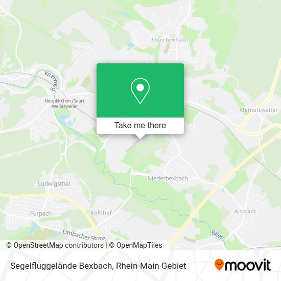 Карта Segelfluggelände Bexbach