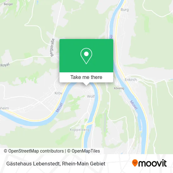 Карта Gästehaus Lebenstedt