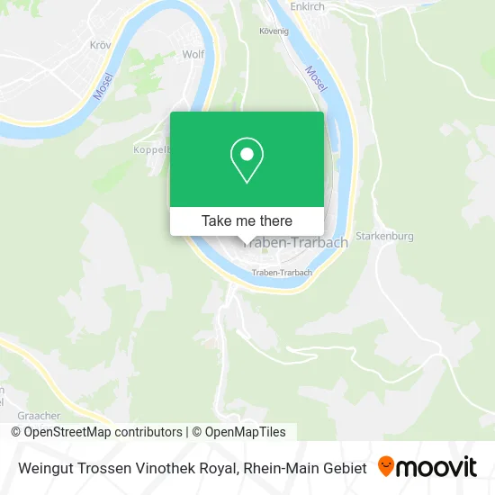Карта Weingut Trossen Vinothek Royal