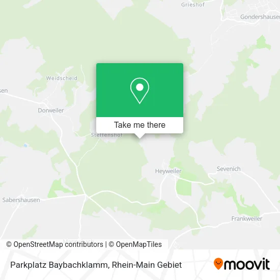 Карта Parkplatz Baybachklamm