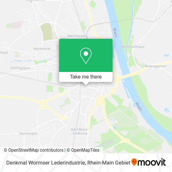 Карта Denkmal Wormser Lederindustrie