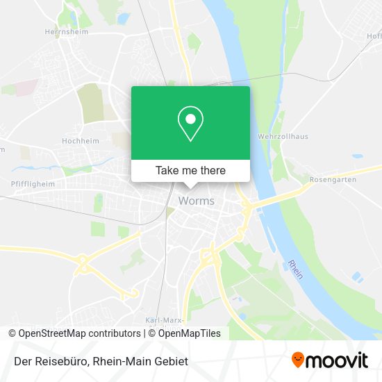 Карта Der Reisebüro