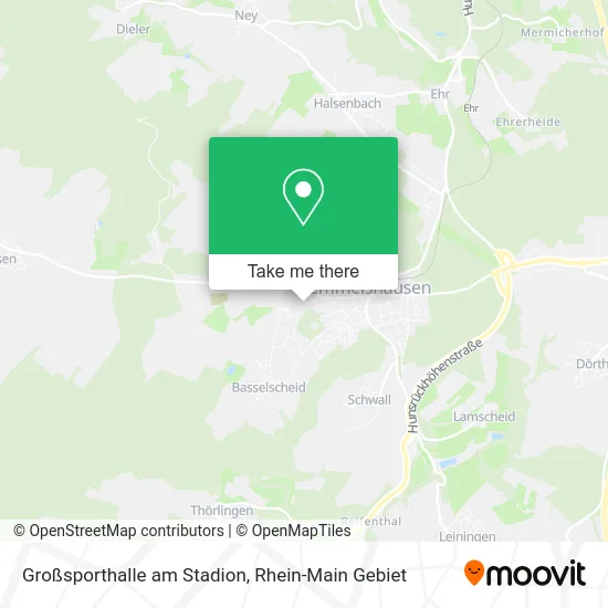 Карта Großsporthalle am Stadion
