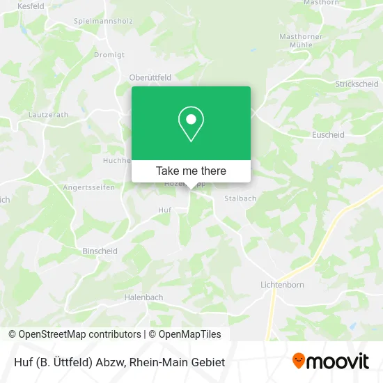 Карта Huf (B. Üttfeld) Abzw