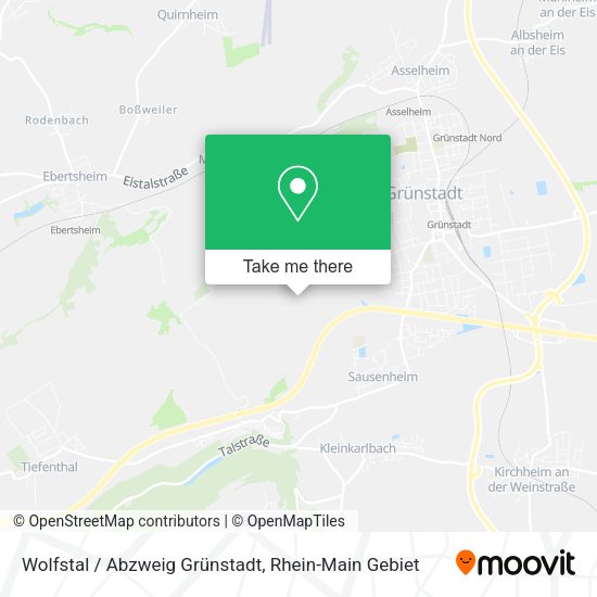 Карта Wolfstal / Abzweig Grünstadt
