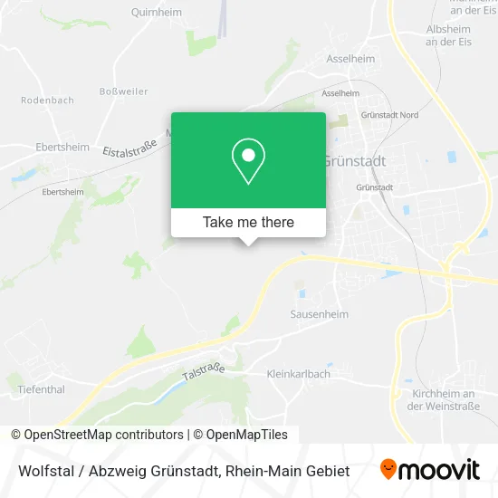 Карта Wolfstal / Abzweig Grünstadt