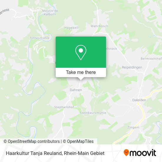 Карта Haarkultur Tanja Reuland