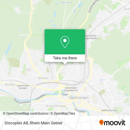 Discoplex A8 map