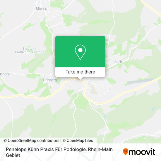 Карта Penelope Kühn Praxis Für Podologie