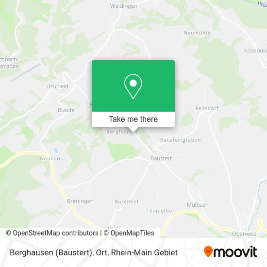 Карта Berghausen (Baustert), Ort