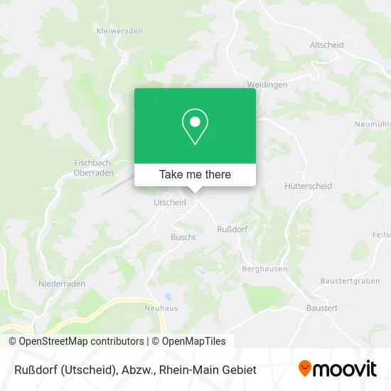Карта Rußdorf (Utscheid), Abzw.
