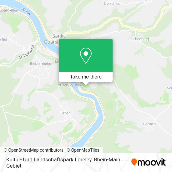 Карта Kultur- Und Landschaftspark Loreley