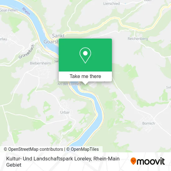 Карта Kultur- Und Landschaftspark Loreley