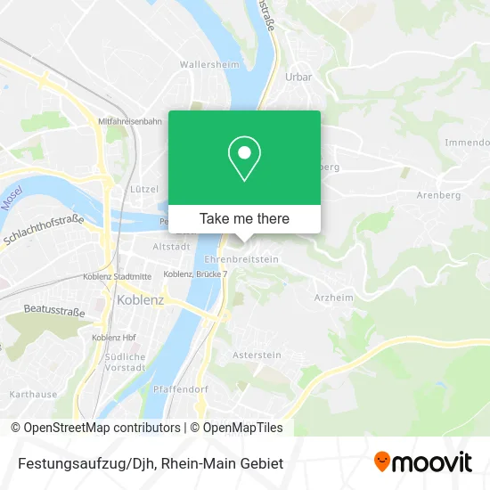 Карта Festungsaufzug/Djh