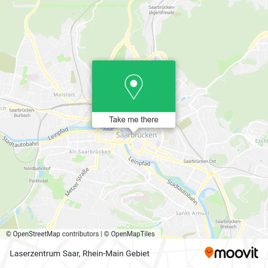 Карта Laserzentrum Saar