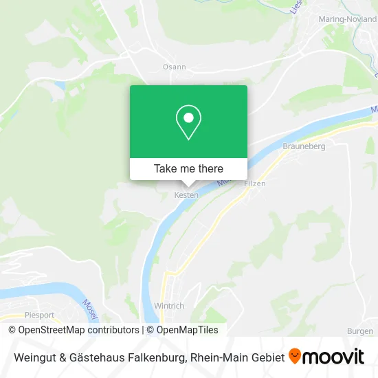 Карта Weingut & Gästehaus Falkenburg