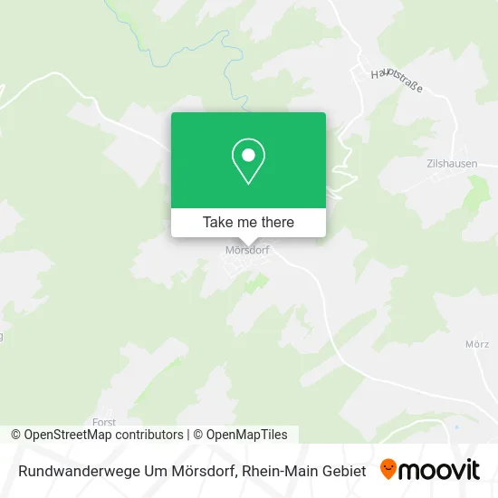 Карта Rundwanderwege Um Mörsdorf